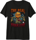 The Real Horror Story Funny Anti-Trump Halloween Costume Premium Tri-Blend T-Shirt