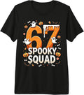 67 Spooky Squad Halloween Ghost Pumpkin Fun Premium Tri-Blend T-Shirt