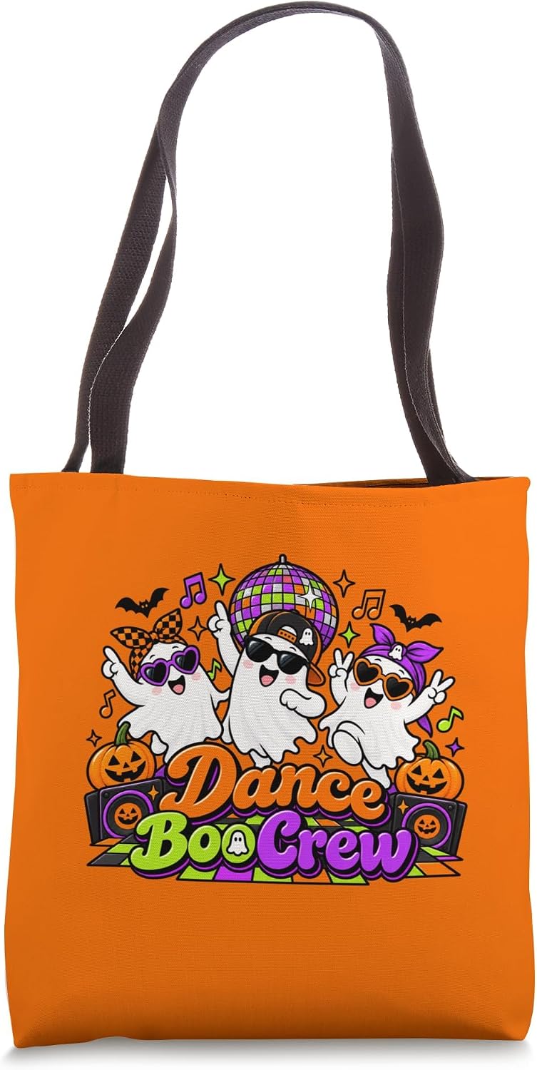 Dance Boo Crew Matching Halloween Dancing Fan Tote Bag