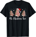 Groovy Oh Christmas Tree Cakes Debbie Becky Jen Cake Lovers T-Shirt