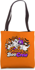 Sister Boo Crew Matching Halloween Tote Bag