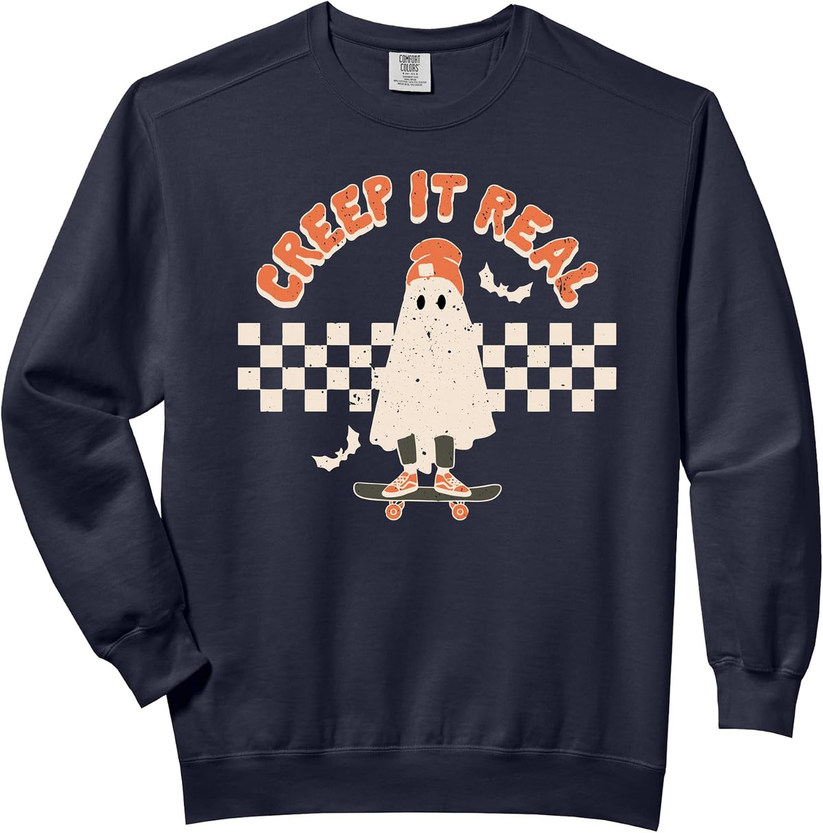Retro Halloween Creep it Real Vintage Ghost Hallow