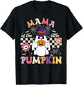 Mama of The Little Pumpkin Halloween Spooky Ghost T-Shirt
