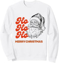 Retro HoHoHo Merry Christmas Vintage Holiday Design Sweatshirt