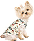Merry Christmas Santa Claus 1 for Cozy Dog Shirt Clothes to Small and Medium Breeds, Sleeveless Canine Wear Dog Clothes for Everyday Wear