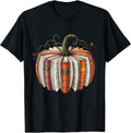 Fall Book Pumpkin Retro Reading Halloween Teacher T-Shirt