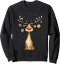 Vintage Reindeer Christmas Merry Christmas Reindeer Holiday Sweatshirt