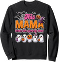 Funny This Mama Loves Her Spooky Crew Sweatshirt