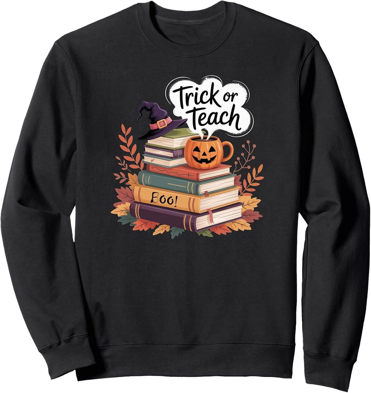 Cute Fall Teacher Halloween Sweatshirt