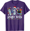 Funny Jingle Bells Telemetry Nurse Christmas Tech Nursing T-Shirt