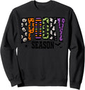 Spooky Season Halloween Ghosts Bats Pumpkins Sweatshirt