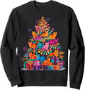 Cat Christmas Tree Sweatshirt