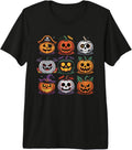 Spooky Pumpkins Faces Family Matching Halloween Costume 2025 Premium Tri-Blend T-Shirt