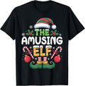 The Amusing Elf Matching Family Christmas T-Shirt