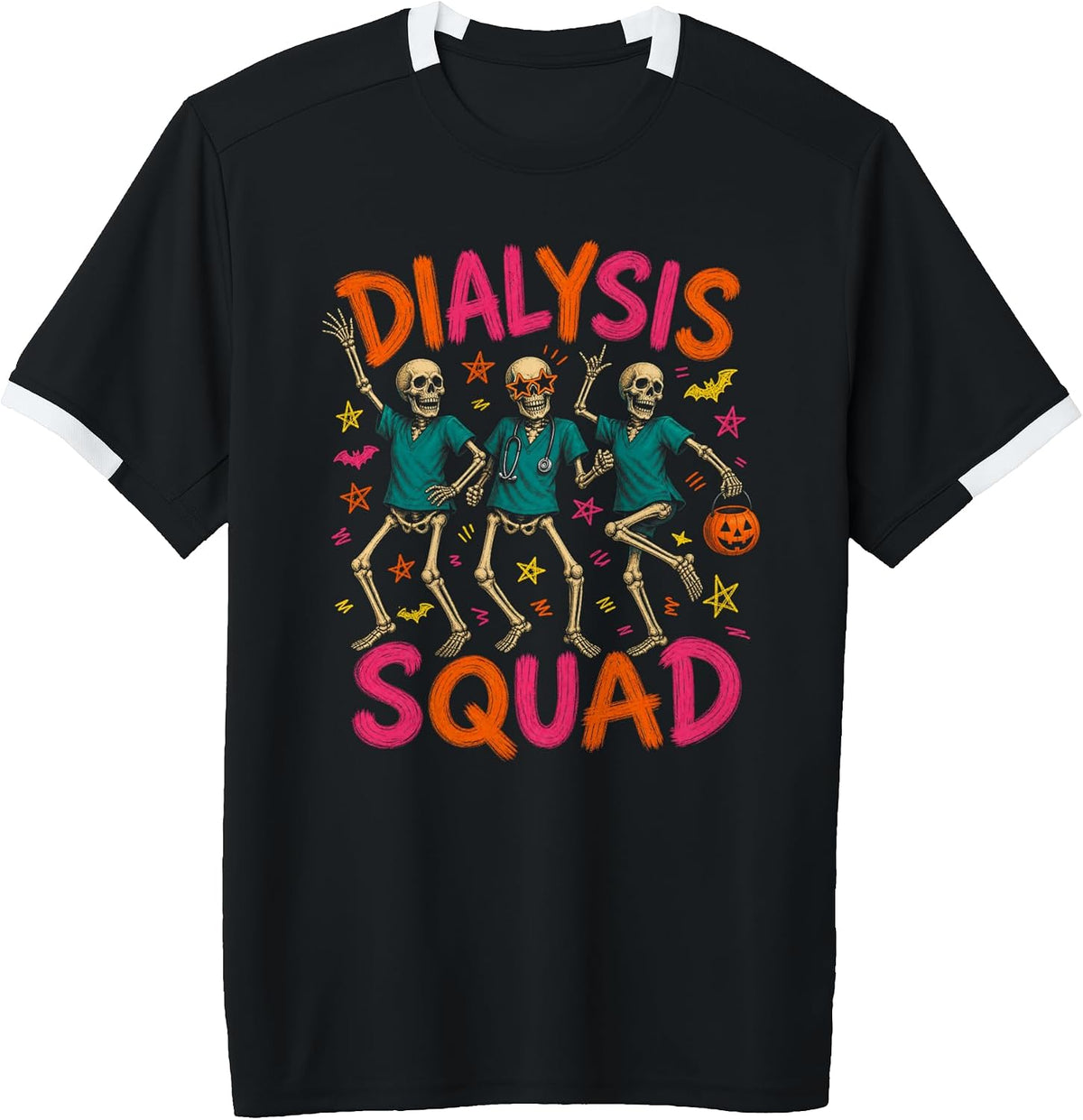 Halloween Dialysis Squad Dancing Skeleton Dialysis Tech Adult & Youth Soccer Jersey