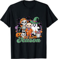 Halloween Squad Shirt Skeleton Ghost Pumpkin Trick Treat T-Shirt