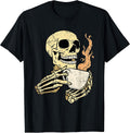 Halloween Skeleton Drinking Coffee Men Women Gifts