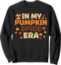 Cozy Autumn In My Pumpkin Spice Era Retro Fall Vibes Sweatshirt