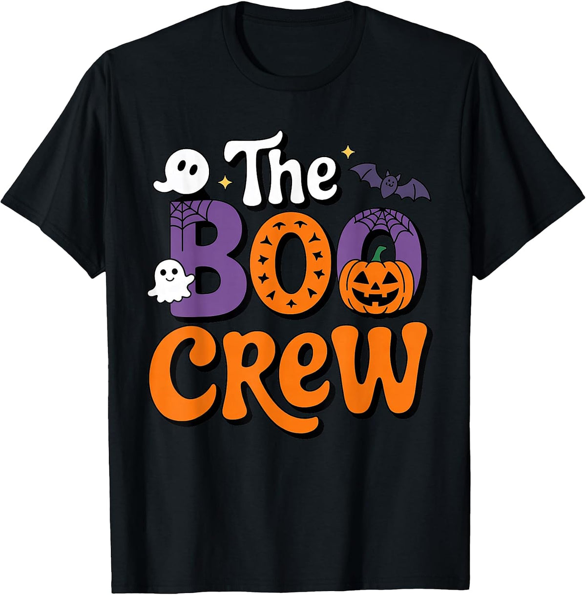 Family Matching Halloween Costume The Boo Crew Spooky Season T-Shirt
