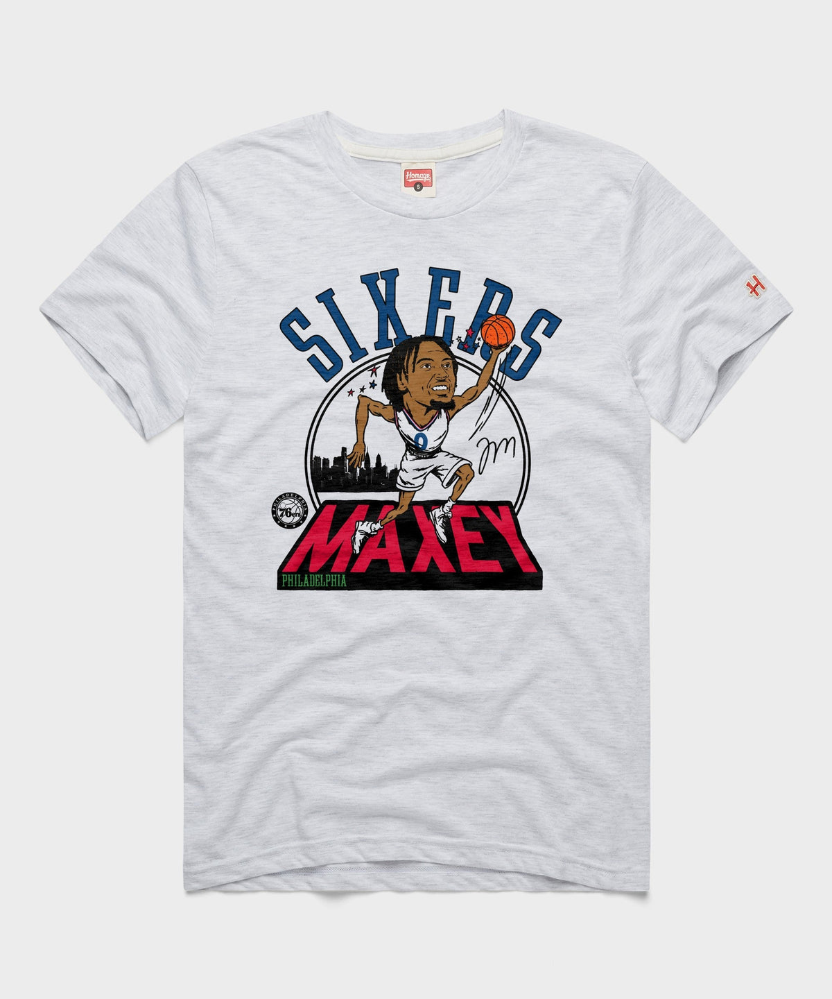 76ers Tyrese Maxey Signature City Edition 2024 Unisex