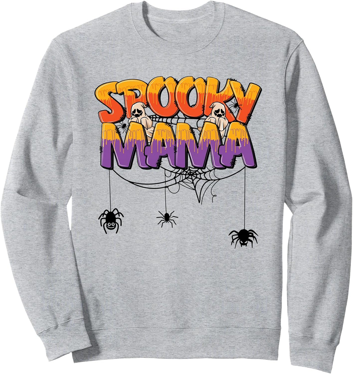 Spooky Mama - Halloween Ghost Creepy Sweatshirt