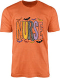 Spooky Nurse Halloween Graphic T-Shirt