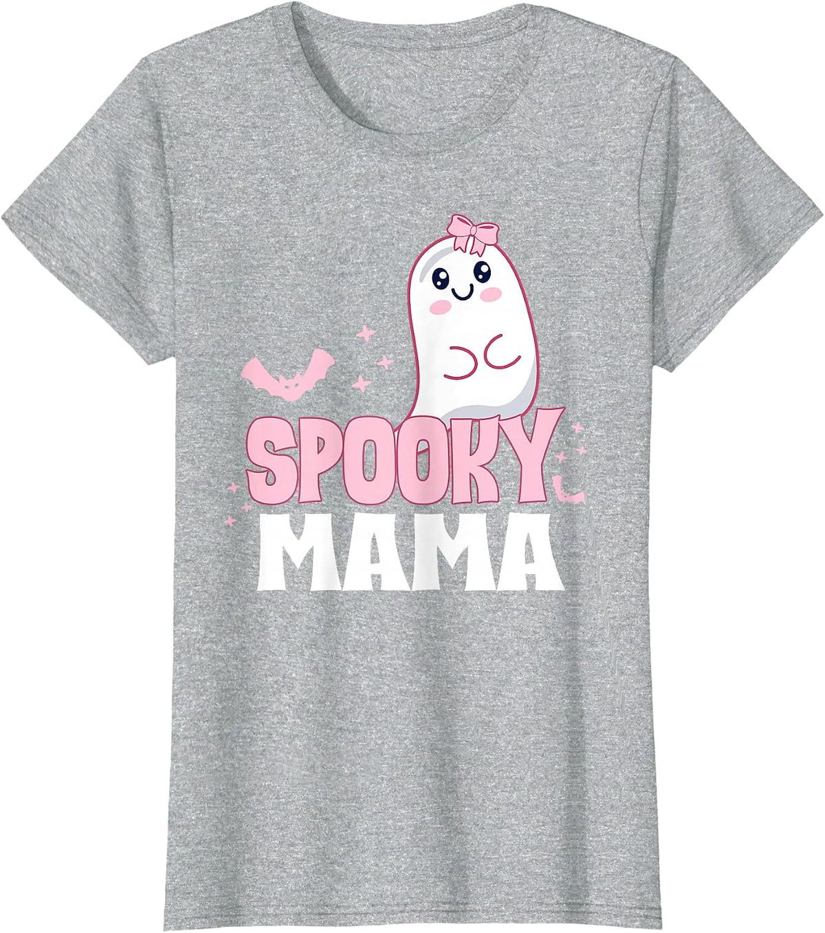 Spooky Family Cute Pink White Ghost Boo Halloween