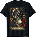 Skeleton Expectant Mother Tarot Card Pregnancy Announcement T-Shirt