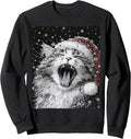 I Love Christmas Cat Lover Kitten Sweatshirt