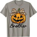 Pumpkin Brother Halloween Family Matching T-Shirt