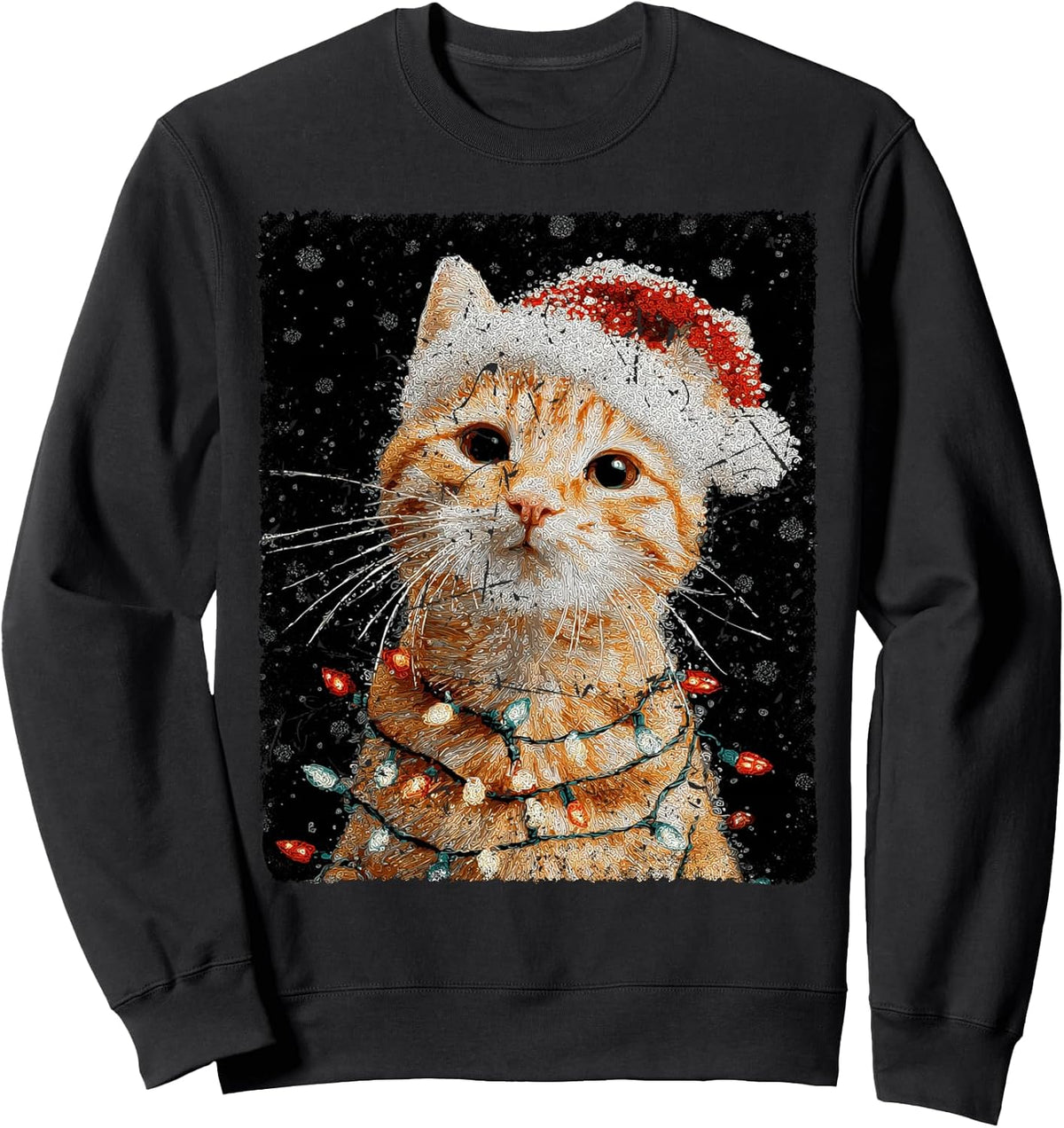 Cute Christmas Cat Sweatshirt