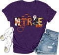 Nurse Shirts for Women Halloween T-Shirt Halloween Nurse Tee Tops