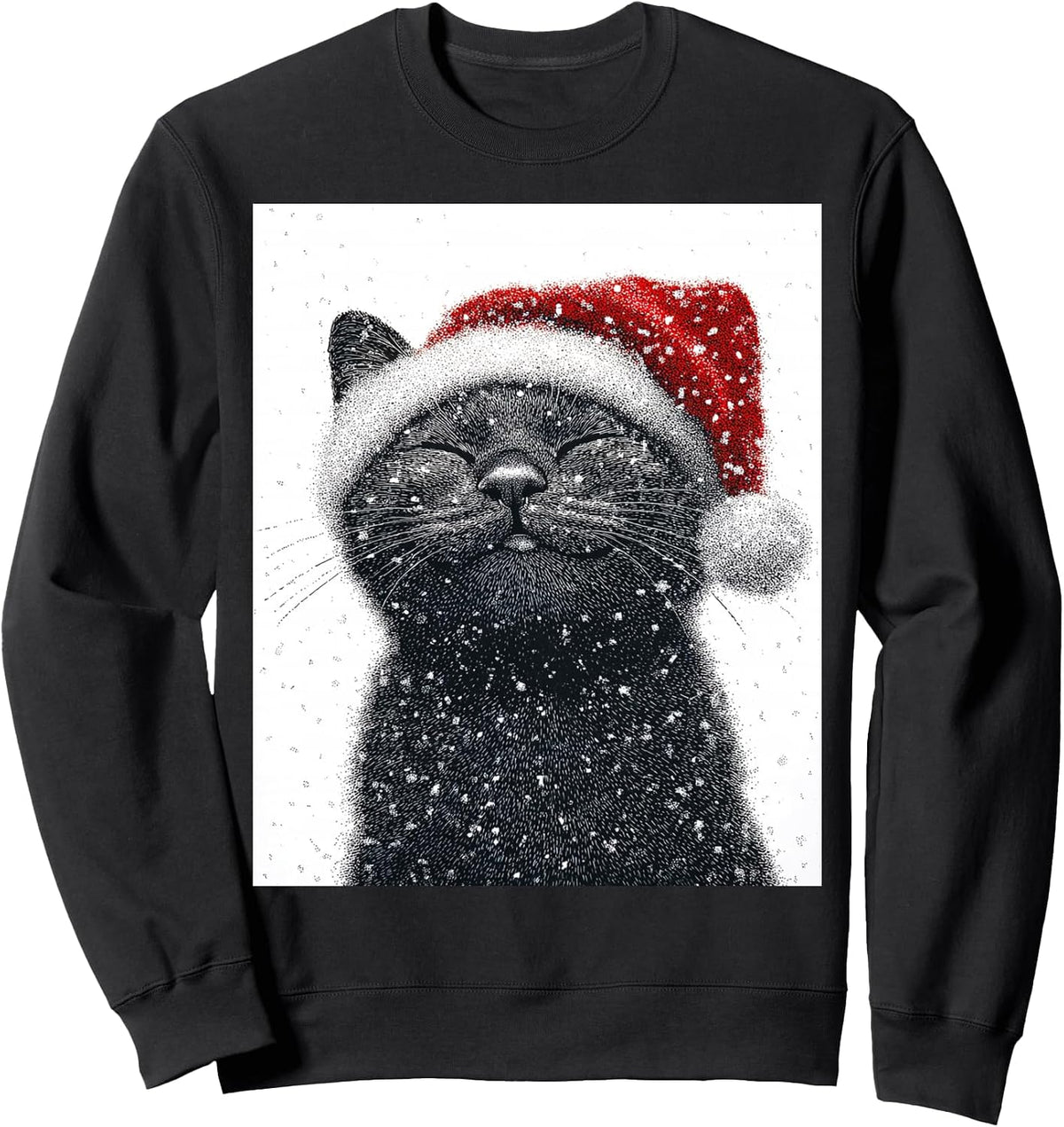 Black Cat Christmas Sweatshirt