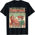 Christmas Movie Watching Retro Holiday Movie Night T-Shirt