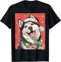 Xmas Holiday Santa Claus Merry Christmas Holiday Dog T-Shirt