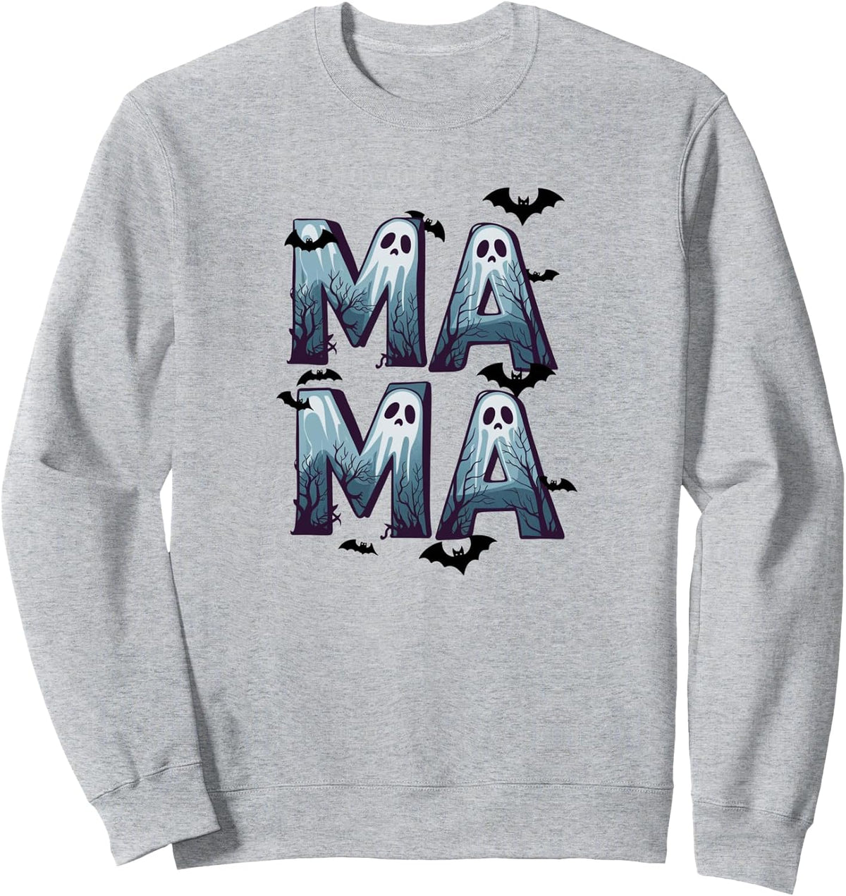Spooky Mama Halloween Graphic Tee Sweatshirt