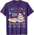 Oh Christmas Ugly Tree Cakes Debbie Becky Jen Cake Lovers T-Shirt