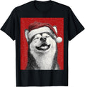Siberian Husky Christmas Dog T-Shirt