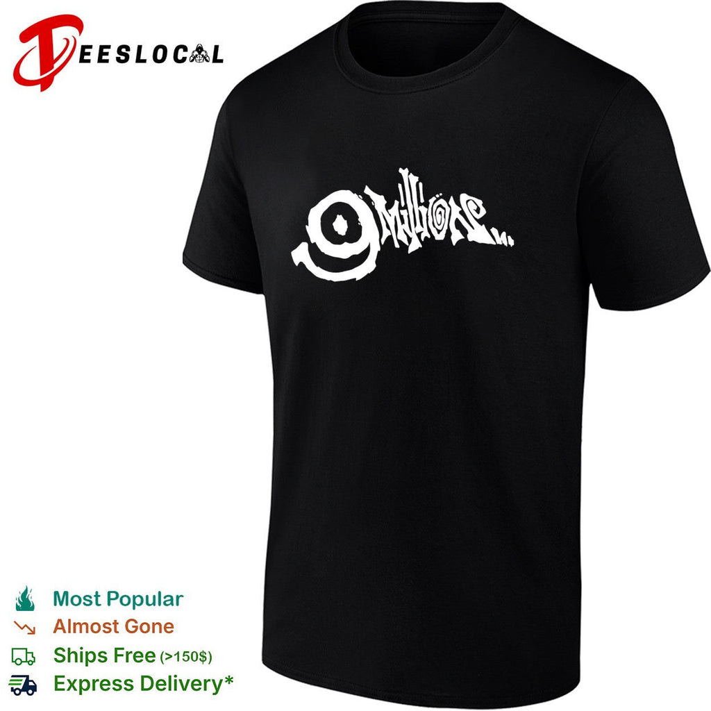 9 Millions graffiti gothic logo dark art shirt Unisex