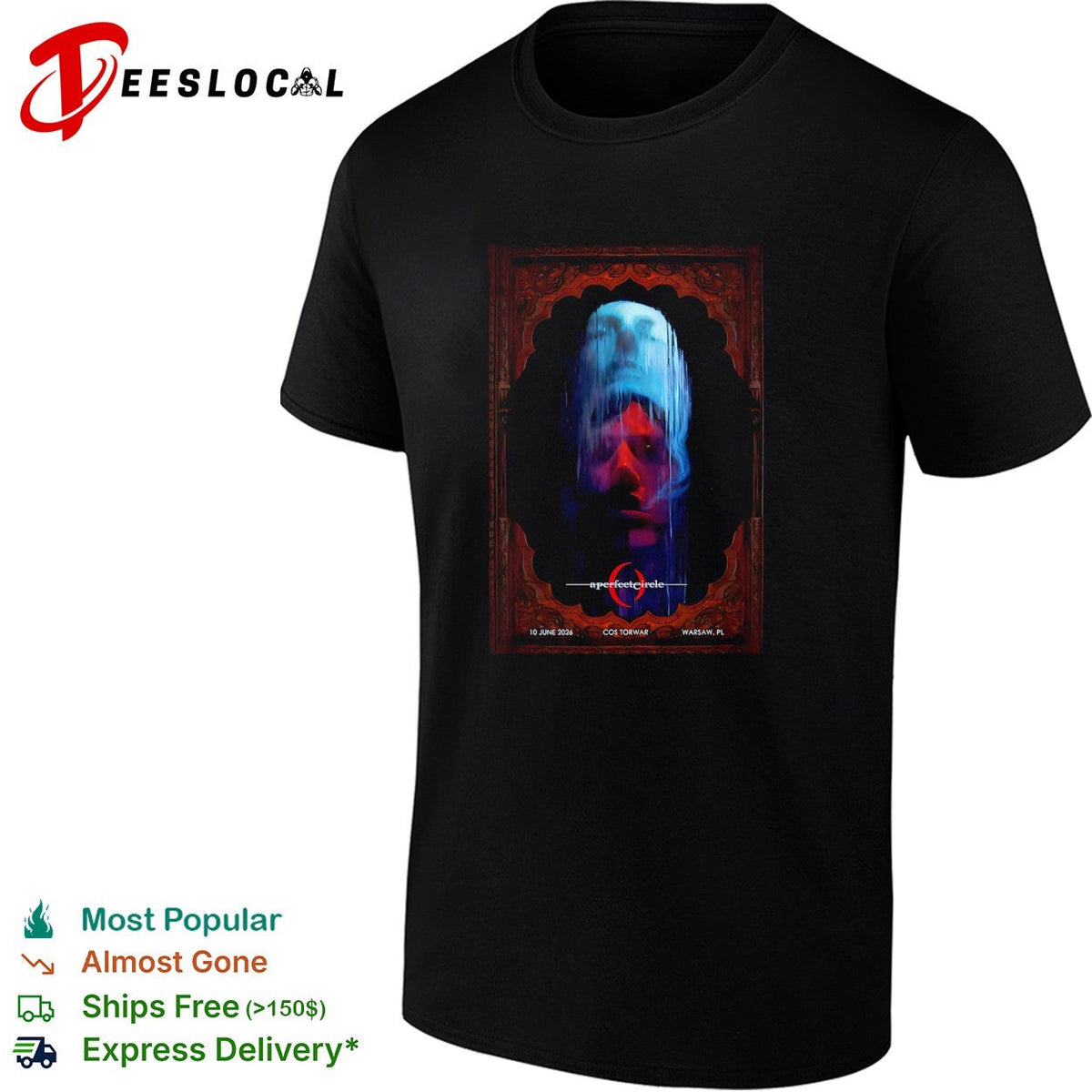 A Perfect Circle Warsaw Poland June 10 2026 concert poster shirt Unisex