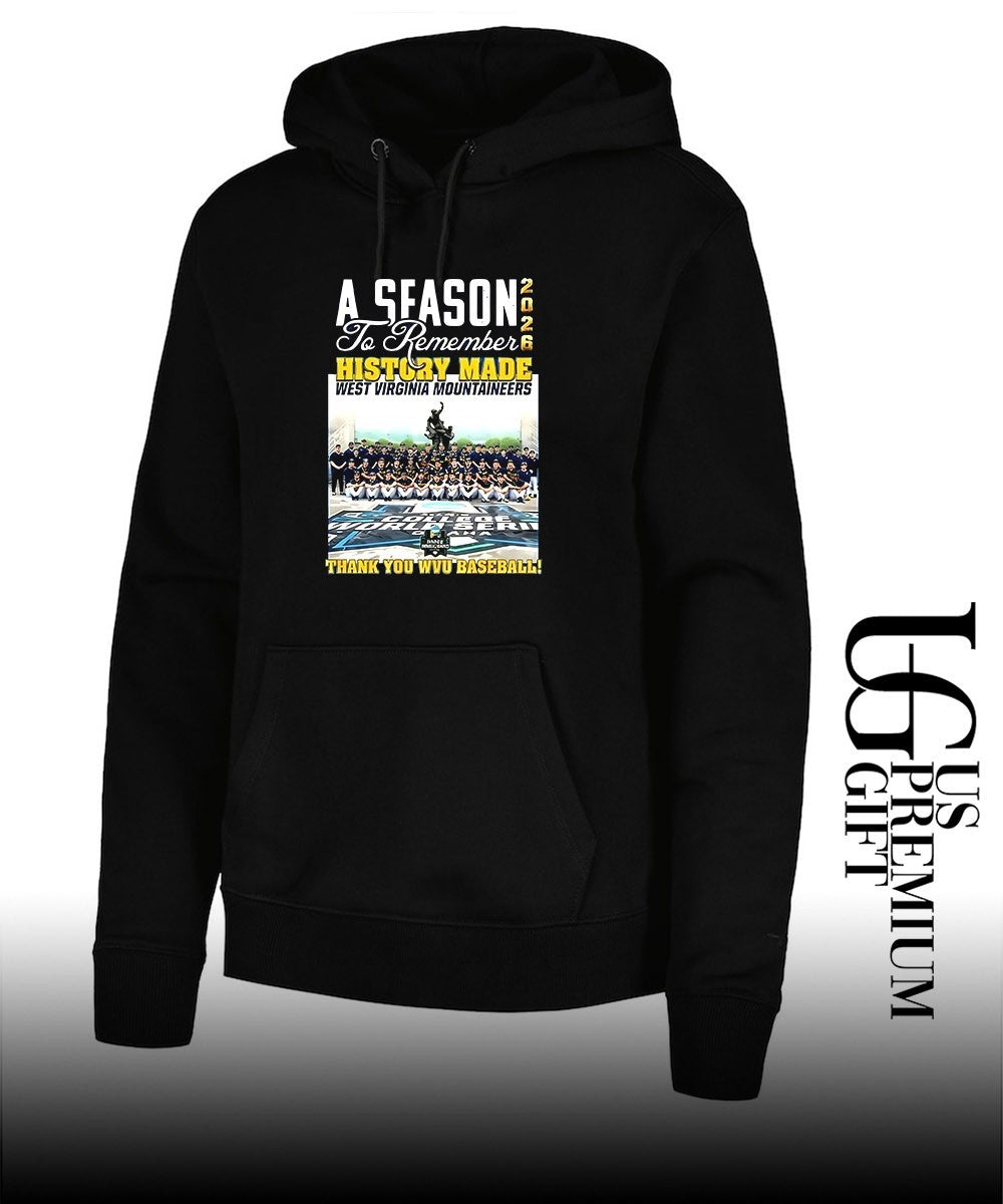 A Season 2026 To Remember History Made West Virginia Mountaineers shirt Unisex