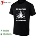 A zen sloth Staying Calm For Legal Reasons shirt Unisex
