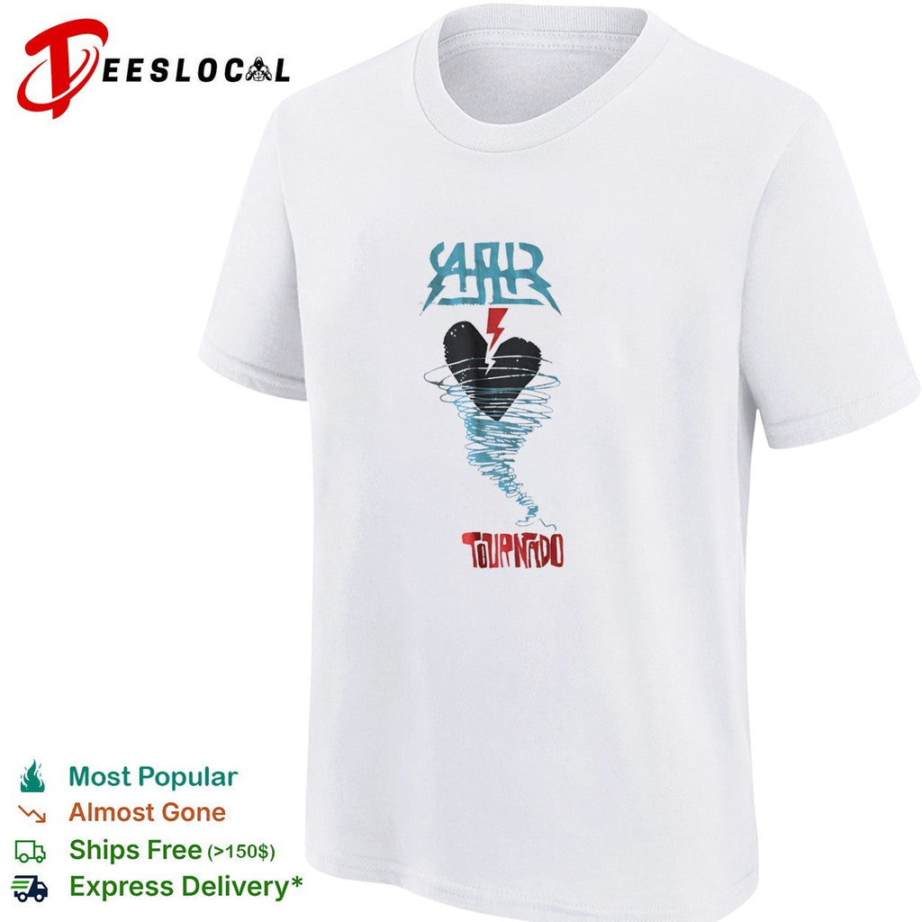AAR Tournado Heart Lightning Bolt Logo Music Band shirt Unisex