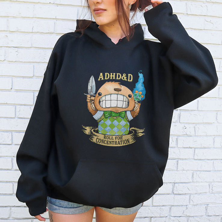 ADHD&D Roll For Concentration Dungeons Dragons T Shirt Unisex