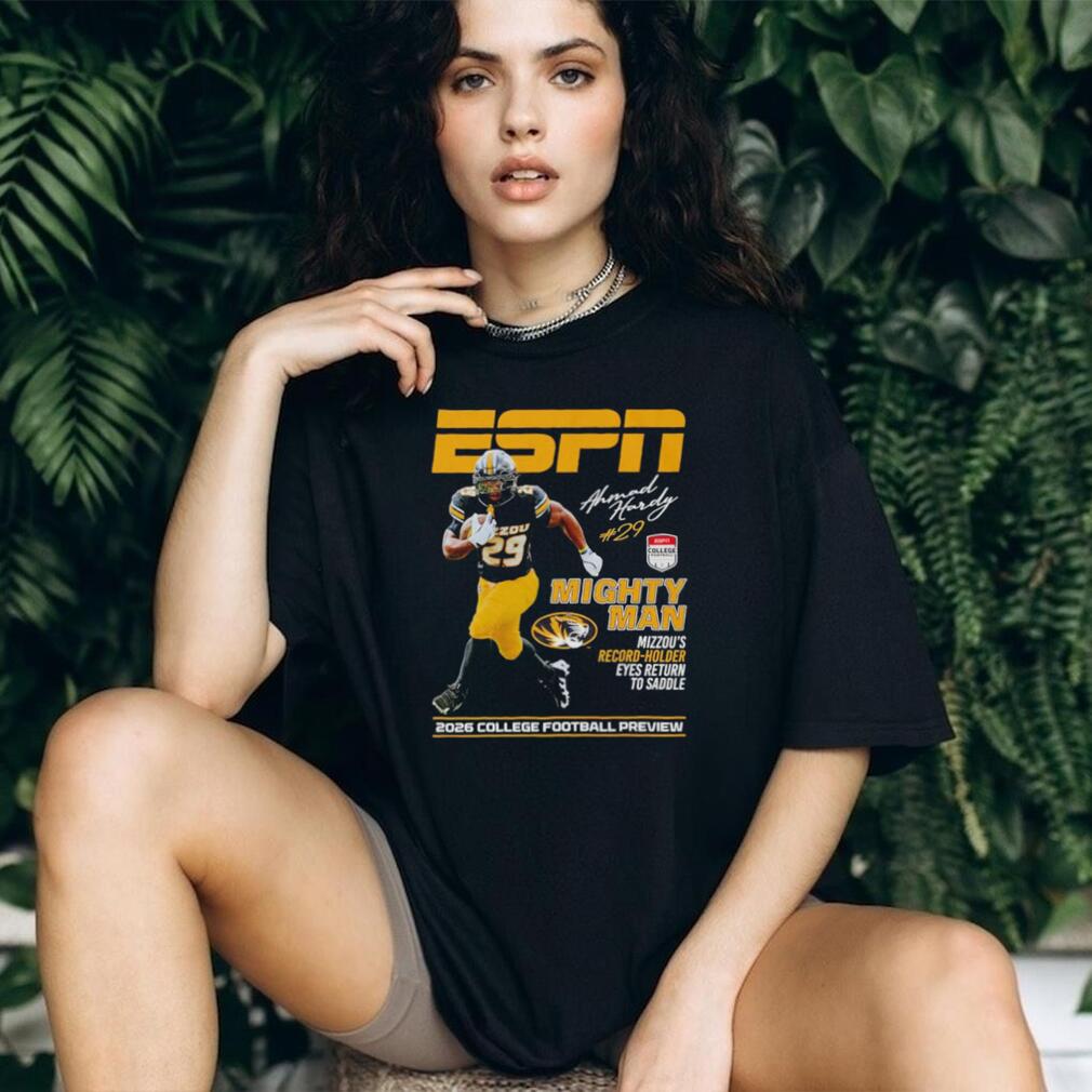 Ahmad Hardy Missouri Tigers Mighty Man ESPN 2026 College Football Preview shirt