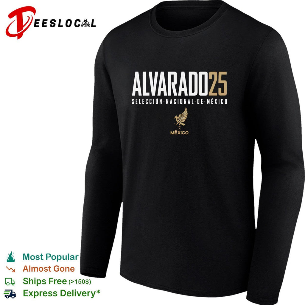Alvarado 25 Mexico Seleccion Nacional soccer shirt Unisex