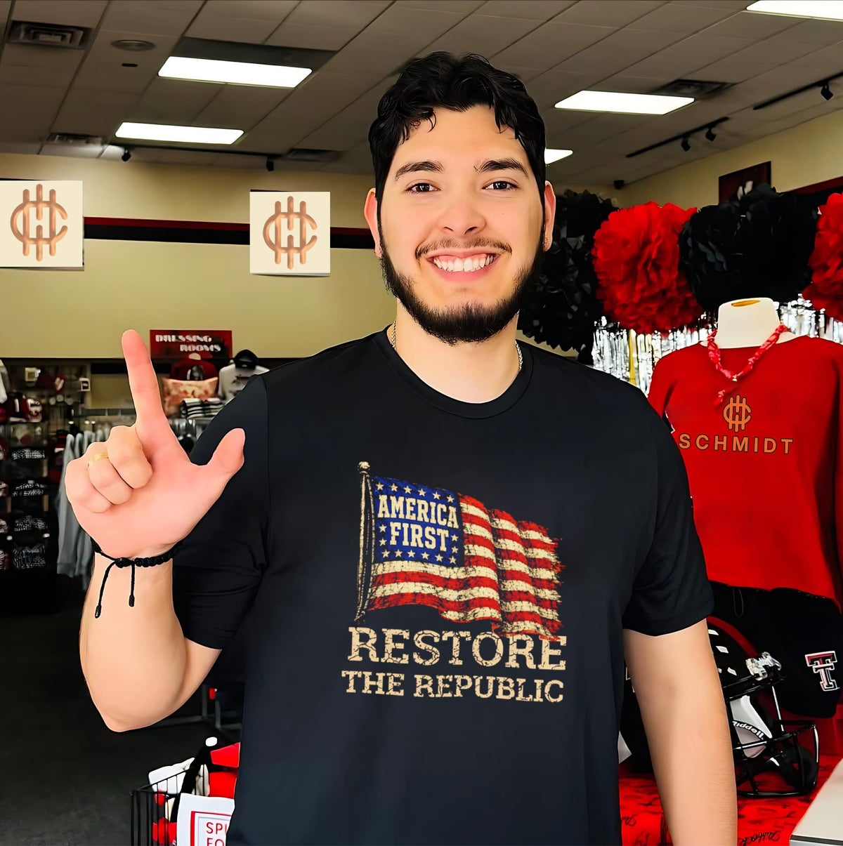 America First Restore the Republic patriotic shirt Unisex