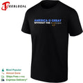 America is great without the f45cism 47 anti trump political statement shirt Unisex