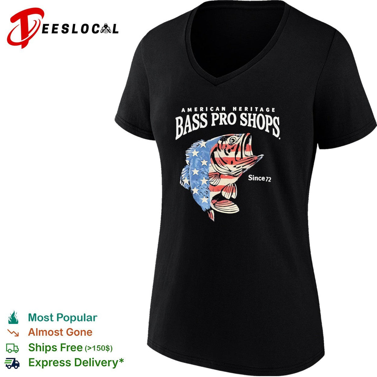 American Heritage Bass Pro Shops Since 72 shirt Unisex