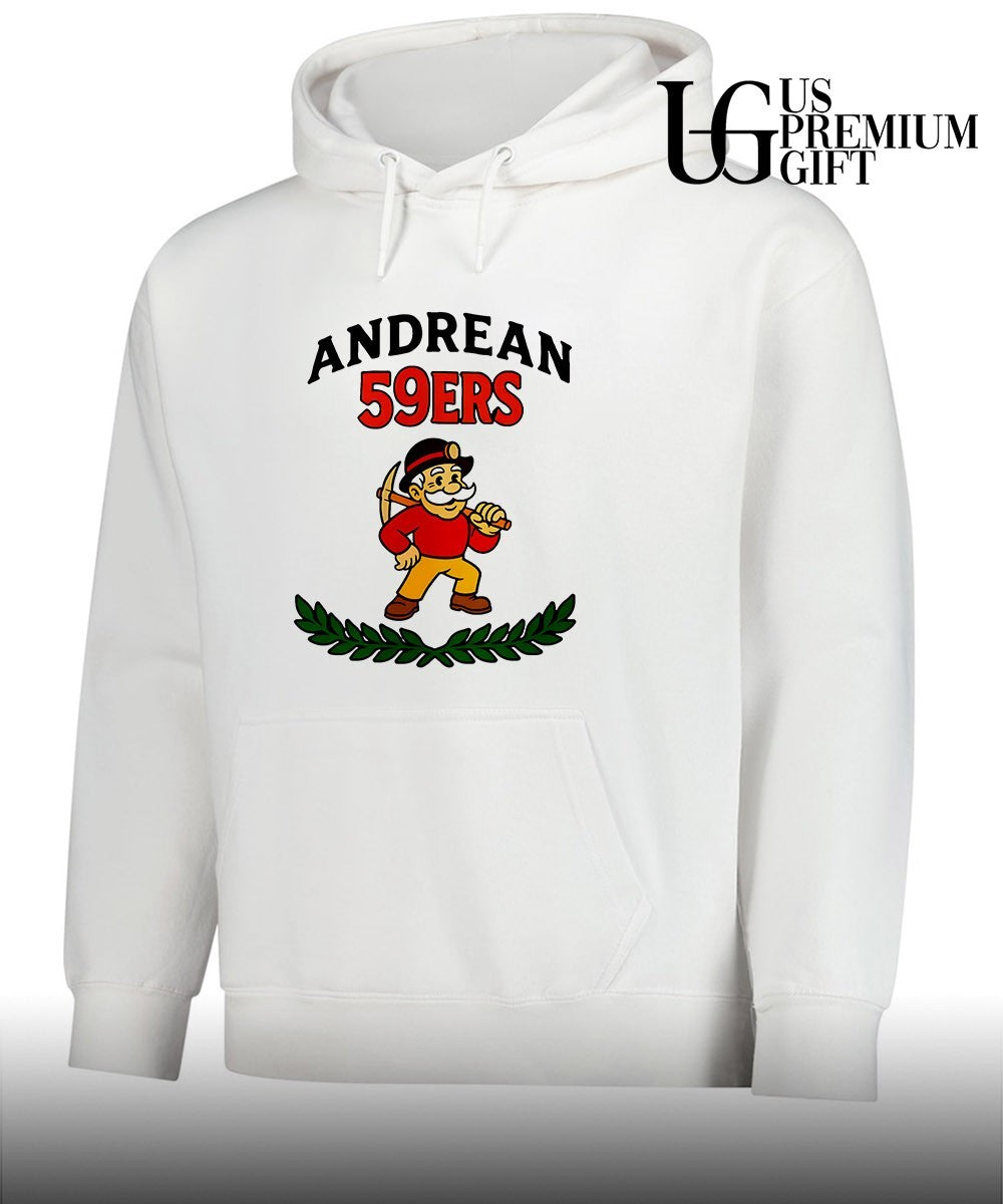 Andrean High School mascot Prospector Andrean 59ers shirt Unisex